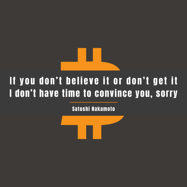 I don't have time to convince you