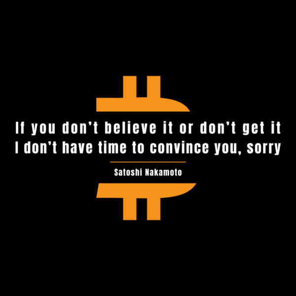 I don't have time to convince you